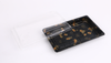 Black/Golden Bottom With Clear Lid SUSHI Box Plastic Take Away Disposable Tableware