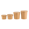 Kraft Paper Bowl Soup Cup Hot Food Or Soup bow Use Other Food Bowl