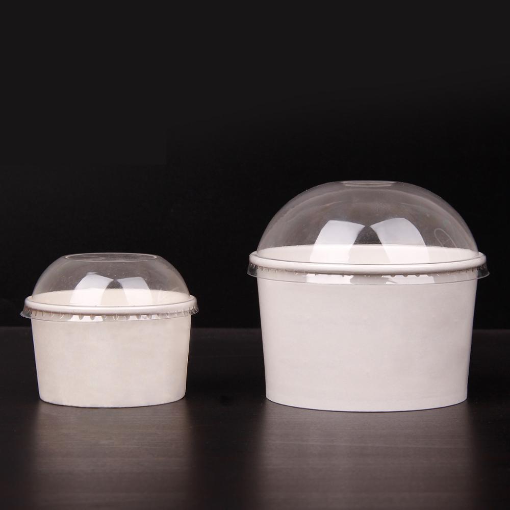 Disposable Single Wall Ice Cream Bowl Food & Beverage Packaging Logo Printed