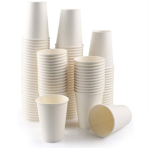 Single Wall Coffer Paper Cups Disposable Takeaway Single Wall Paper Logo Printed