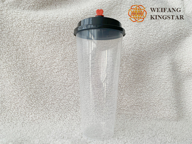 Plastic Fruit Juice Cold Drink Clear Color Cup