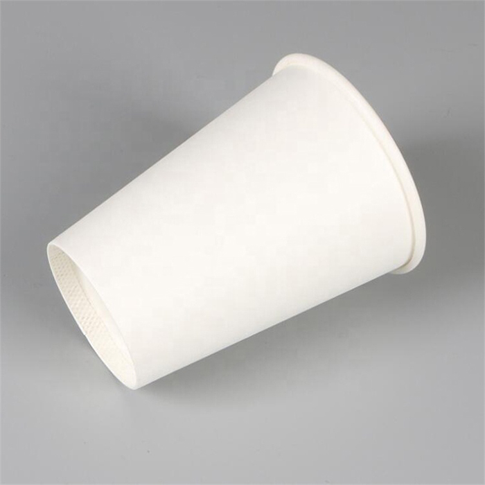 Single Wall Coffer Paper Cups Disposable Takeaway Single Wall Paper Logo Printed