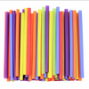 Individually Wrapped sharp piercing Plastic Drinking Straws Extra Long Disposable Bendy Party Fancy Straws