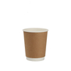Double Wall Paper Cups Disposable Takeaway Double Wall Paper Logo Printed