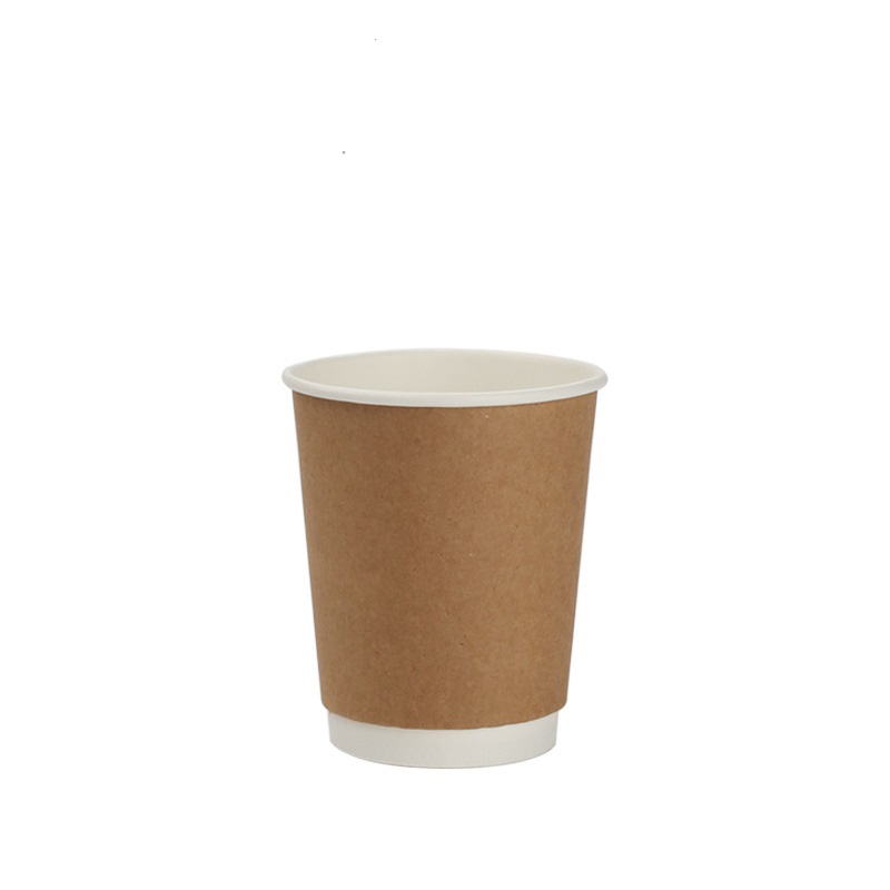 Double Wall Paper Cups Disposable Takeaway Double Wall Paper Logo Printed