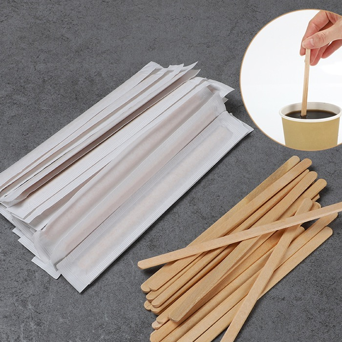 Disposable  Birch Wooden Coffee Stirrer