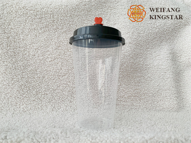 Plastic Fruit Juice Cold Drink Clear Color Cup